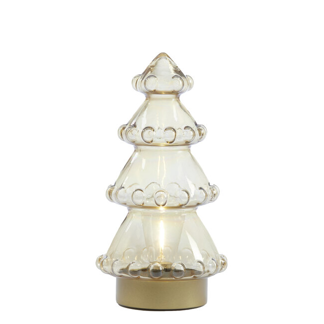 Light en Living Tafellamp LED Ø15x28.5 cm TREE olie geel+goud
