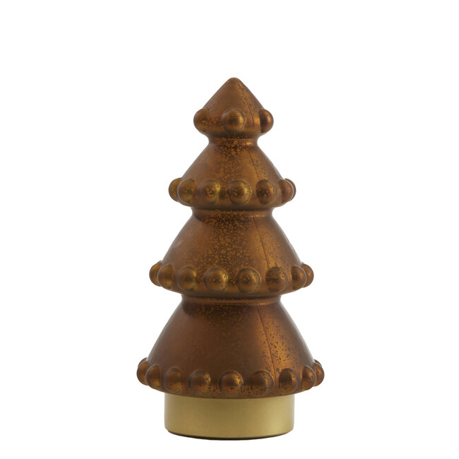 Light en Living Tafellamp LED Ø15x28.5 cm TREE metallic mat geel+goud
