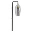 Light en Living Wandlamp 28x20x65 cm LUKARO glas smoke+mat zwart