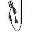 Light en Living Wandlamp 28x20x65 cm LUKARO glas smoke+mat zwart