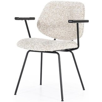 Eleonora Stoel Jon met arml - beige Maywood