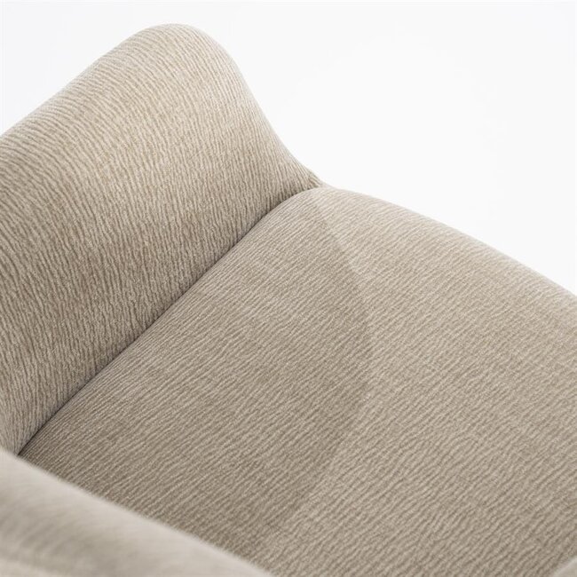 By Boo Eettafelstoel Bliss met armleuning - taupe