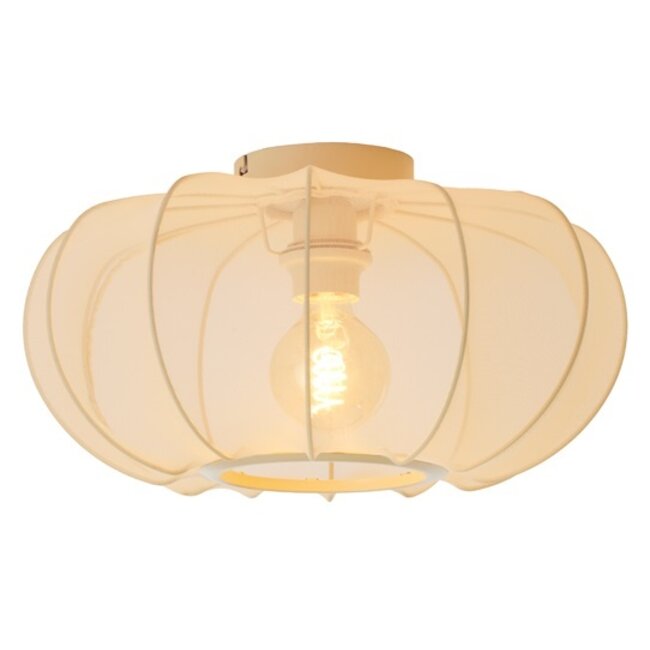 Light en Living Plafonnière Ø40x21 cm PLUMALIA zand van Light & Living