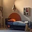 Woood Lucy eenpersoons onderschuifbed metaal zwart 90x200cm