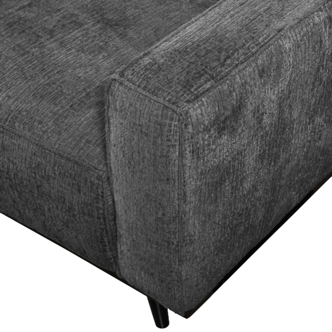 Woood Statement 3-zits bank 230 cm structure velvet mountain