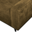 Woood Statement 3-zits bank 230 cm structure velvet brass