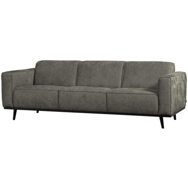 Woood Statement 3-zits bank 230 cm structure velvet frost