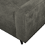 Woood Statement 3-zits bank 230 cm structure velvet frost