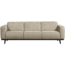 Woood Statement 3-zits bank 230 cm structure velvet wheatfield