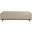 Woood Statement 3-zits bank 230 cm structure velvet wheatfield