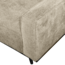 Woood Statement 3-zits bank 230 cm structure velvet wheatfield