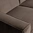Woood Statement 3-zits bank 230 cm fluweel warm groen