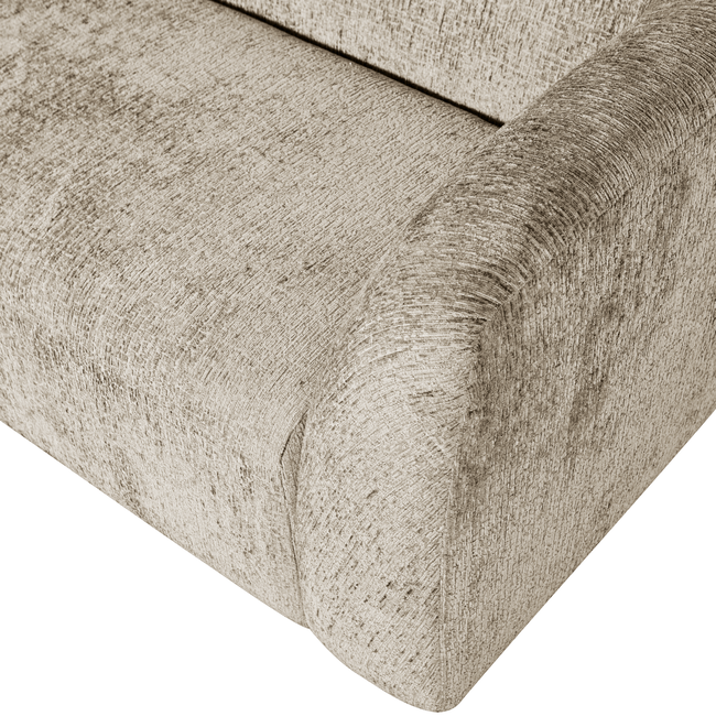 Woood Sloping 3-zits bank structure velvet wheatfield