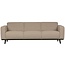 Woood Statement 3-zits bank 230 cm bouclé beige