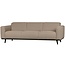Woood Statement 3-zits bank 230 cm bouclé beige
