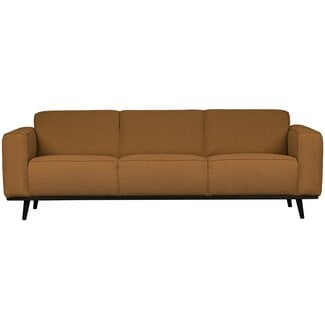 Woood Statement 3-zits bank 230 cm bouclé butter