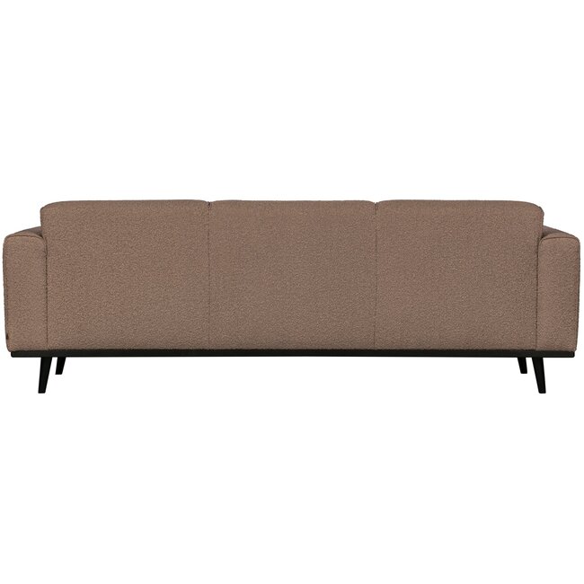 Woood Statement 3-zits bank 230 cm bouclé nougat
