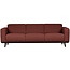 Woood Statement 3-zits bank 230 cm bouclé chestnut