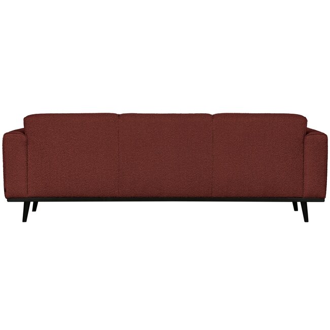 Woood Statement 3-zits bank 230 cm bouclé chestnut