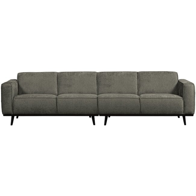 Woood Statement 4-zits bank 280 cm structure velvet frost