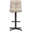 Woood Vinny draaibare barstoel bouclé zand