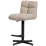 Woood Vinny draaibare barstoel bouclé zand