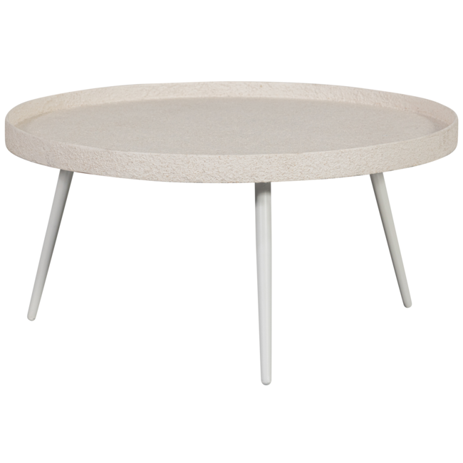 Woood Bounds bijzettafel xl hout/metaal naturel 40xø76