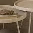 Woood Bounds bijzettafel xl hout/metaal naturel 40xø76
