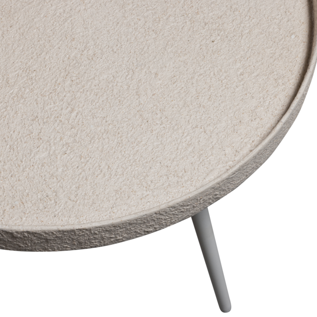 Woood Bounds bijzettafel xl hout/metaal naturel 40xø76