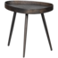 Woood Set van 2 - crude bijzettafels antique bronze