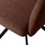 Woood Fenne draaibare eetkamerstoel chestnut