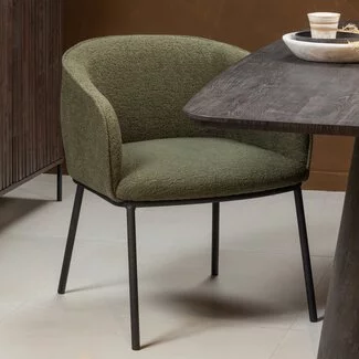 Woood Leon eetkamerstoel forest green