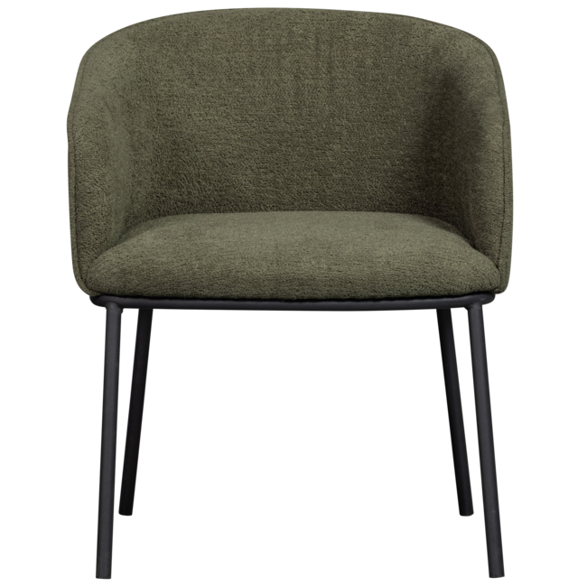 Woood Leon eetkamerstoel forest green