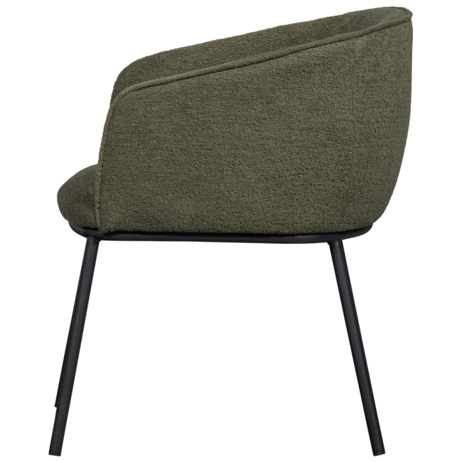 Woood Leon eetkamerstoel forest green