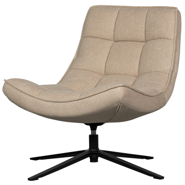 Woood Maudi draaifauteuil naturel