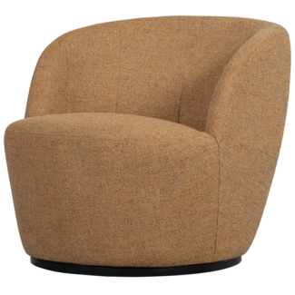 Woood Serra draaifauteuil melange stof curry