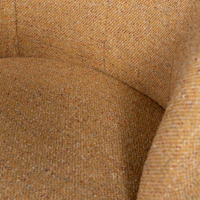 Woood Serra draaifauteuil melange stof curry