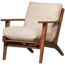 Woood Houston fauteuil bouclé/hout naturel