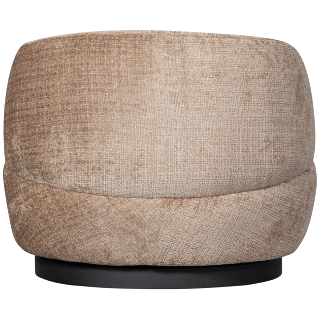 Woood Woolly draaifauteuil chenille zand