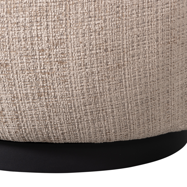 Woood Woolly draaifauteuil chenille zand