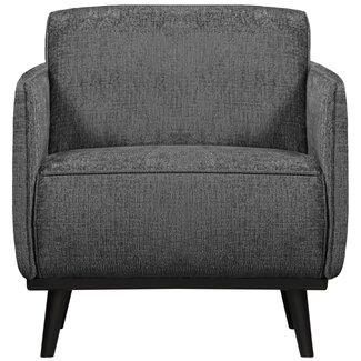 Woood Statement fauteuil met arm structure velvet mountain