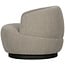 Woood Woolly draaifauteuil bouclé naturel gemeleerd