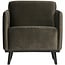 Woood Statement fauteuil met arm fluweel warm groen