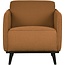 Woood Statement fauteuil met arm bouclé butter