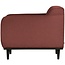 Woood Statement fauteuil met arm bouclé chestnut