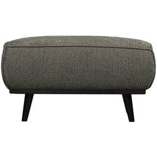Woood Statement hocker structure velvet frost