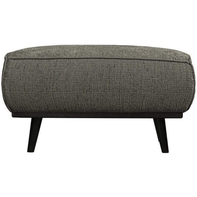 Woood Statement hocker structure velvet frost