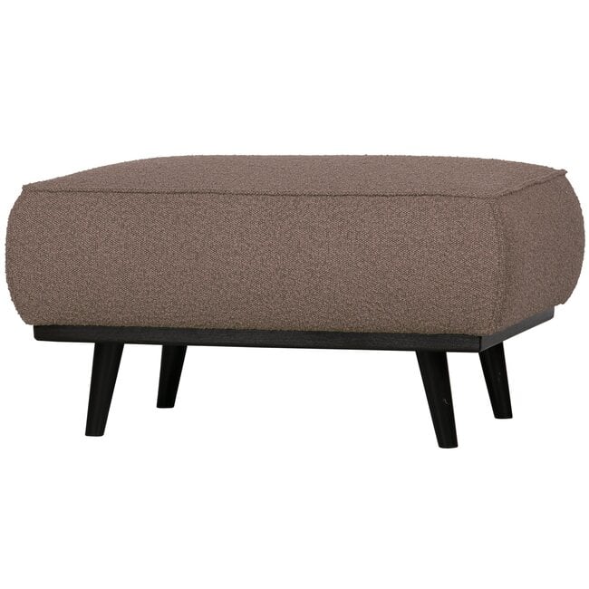 Woood Statement hocker bouclé nougat