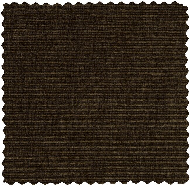 Woood Statement hocker brede platte rib warm groen