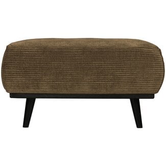 Woood Statement hocker brede platte rib rock